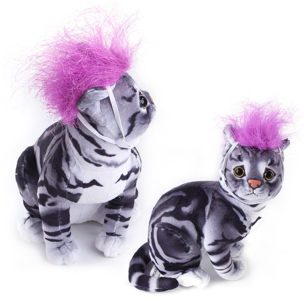 Pet Costume Dog Wig Dog Head Wear Apparel Toy